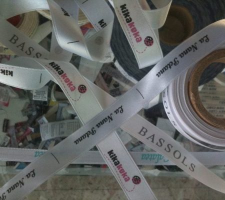 Cintas estampadas en algodon